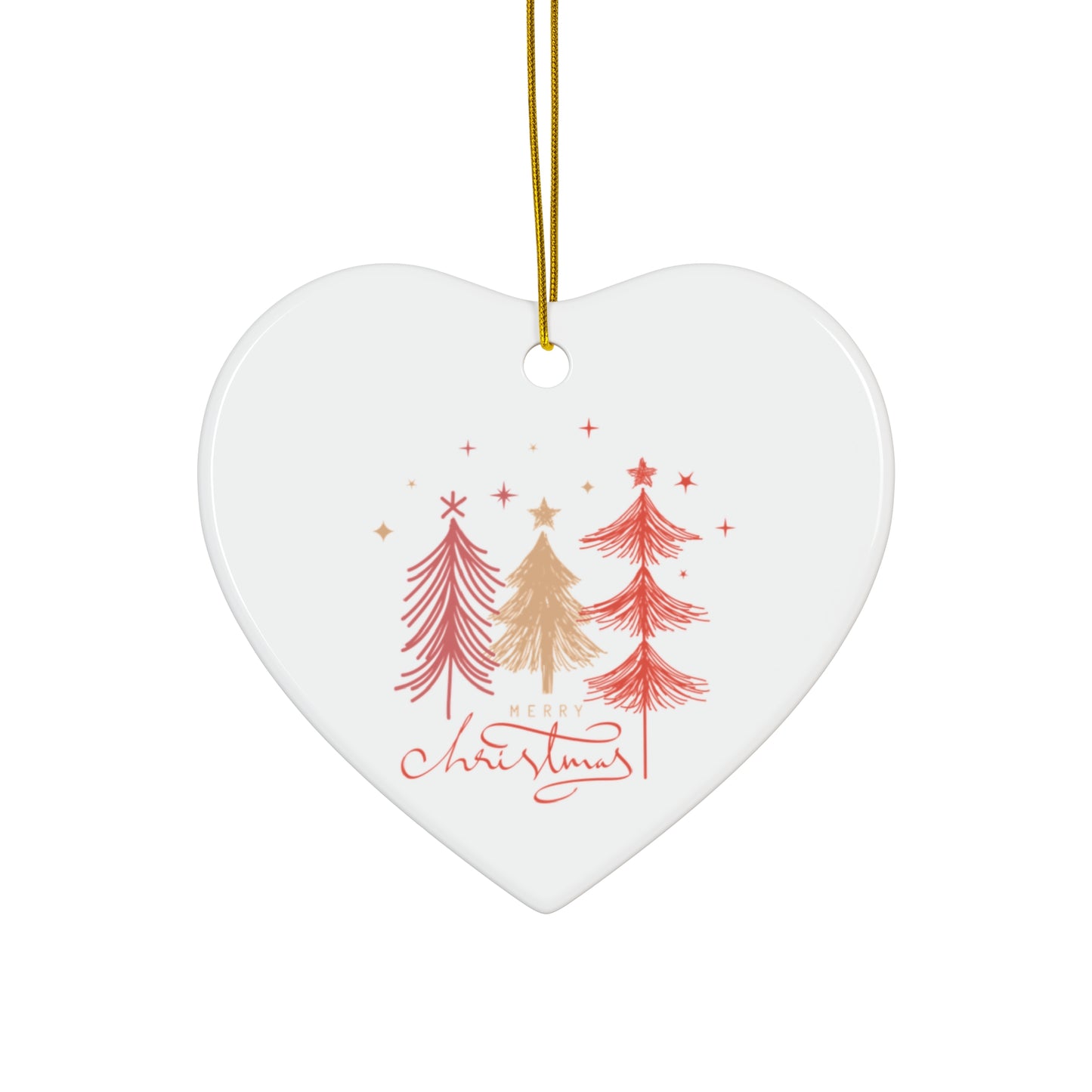 Ceramic Ornament, 4 Shapes