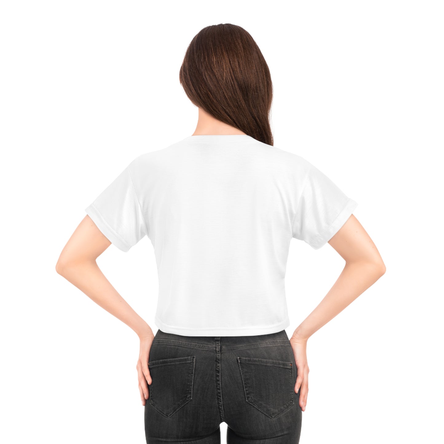 Boho-Style AOP Crop Top
