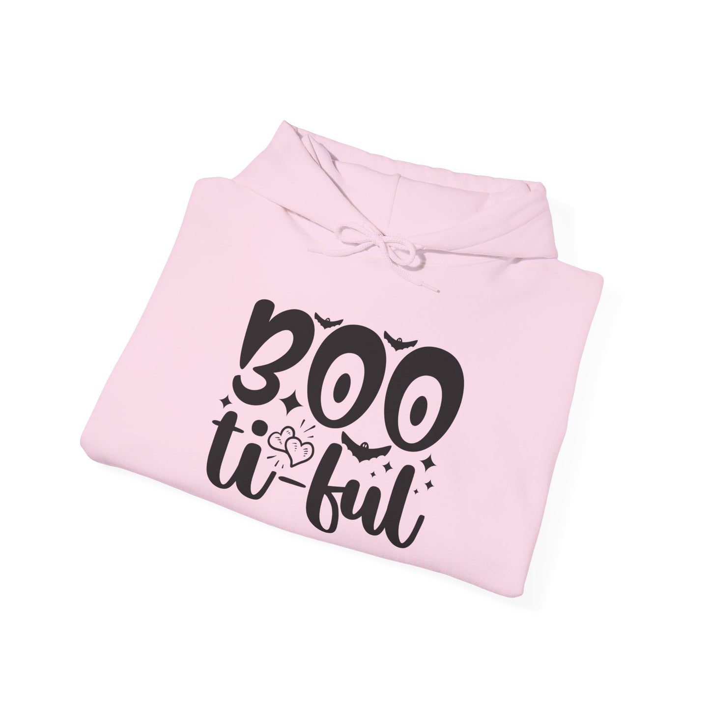 Boo-tiful Hoodie, Halloween Sweatshirt, Trick or Treat Gift, Cozy Fall Apparel, Spooky Season Clothing, Unisex Halloween Wear