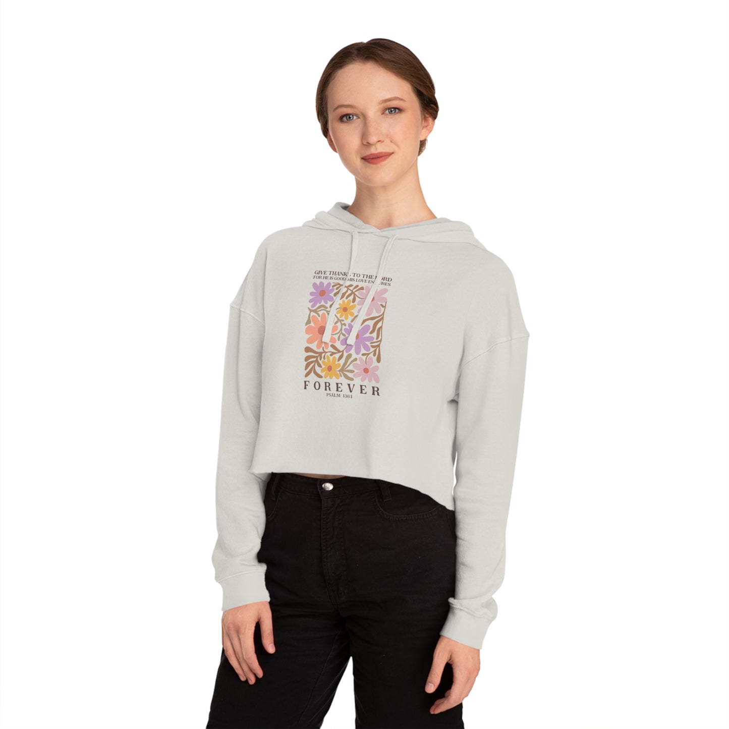 Sudadera corta con capucha para mujer Forever