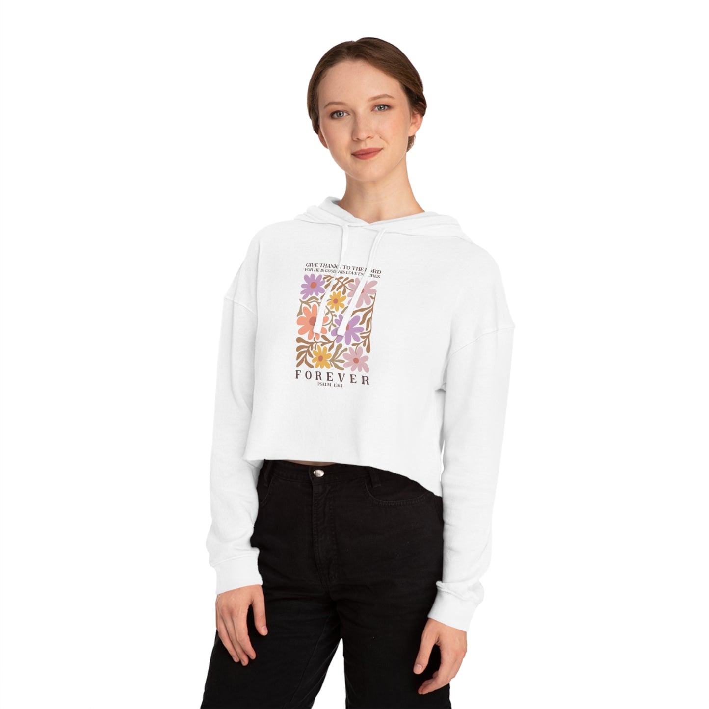 Sudadera corta con capucha para mujer Forever